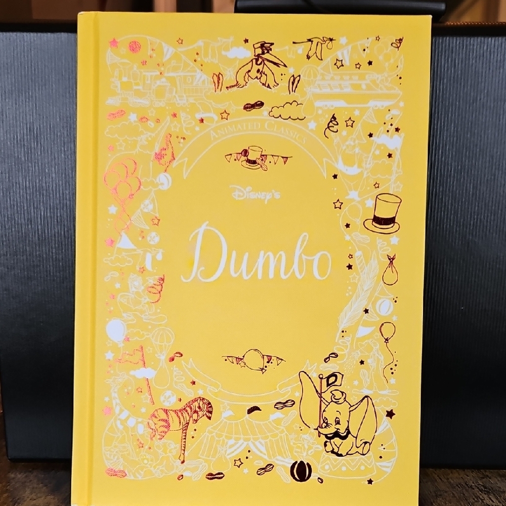 Disney's Dumbo Yellow Hardcover Book